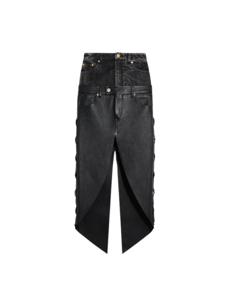 Schiaparelli High-Waisted Lace-Up Skirt Skirts in Schiaparelli Authentic Luxury Fashion at Luxury Shoes 