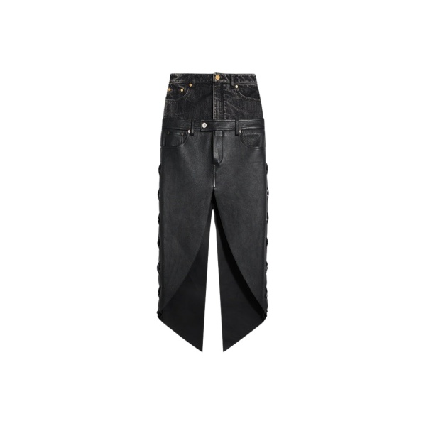 Schiaparelli High-Waisted Lace-Up Skirt Skirts in Schiaparelli Authentic Luxury Fashion at Luxury Shoes 