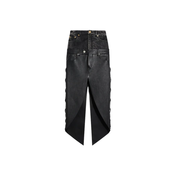 Schiaparelli High-Waisted Lace-Up Skirt Skirts in Schiaparelli Authentic Luxury Fashion at Luxury Shoes 