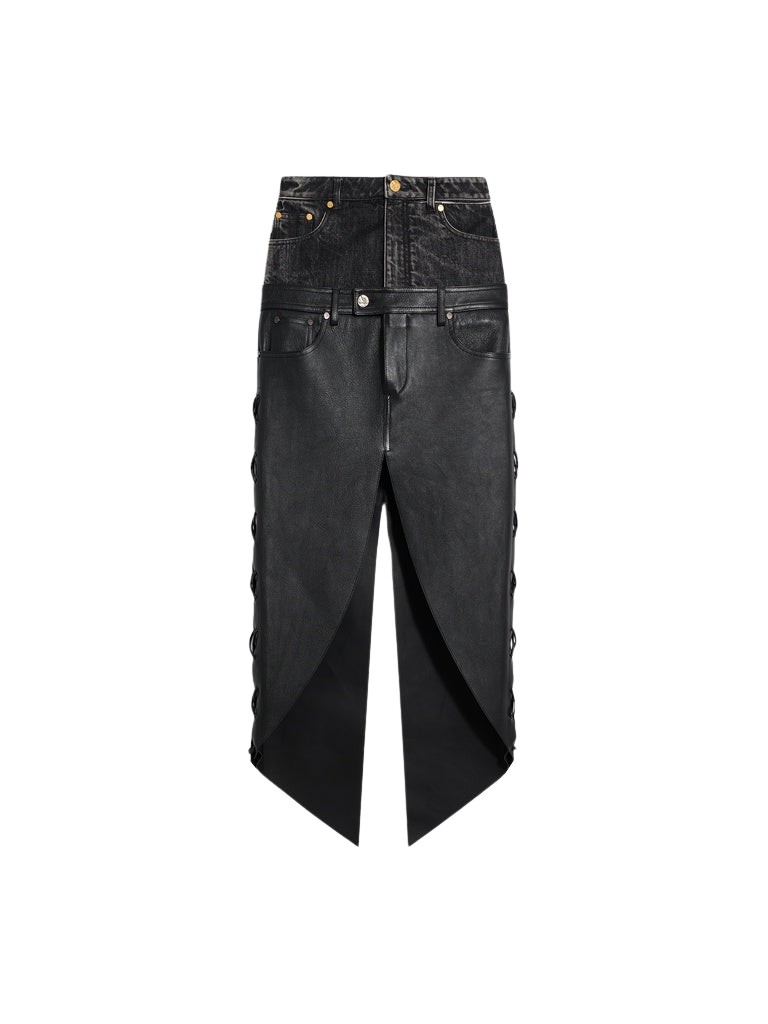 Schiaparelli High-Waisted Lace-Up Skirt Skirts in Schiaparelli Authentic Luxury Fashion at Luxury Shoes 