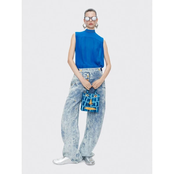 Schiaparelli Iconic Measuring Tape Blouse Tops in Schiaparelli Authentic Luxury Fashion at Luxury Shoes 