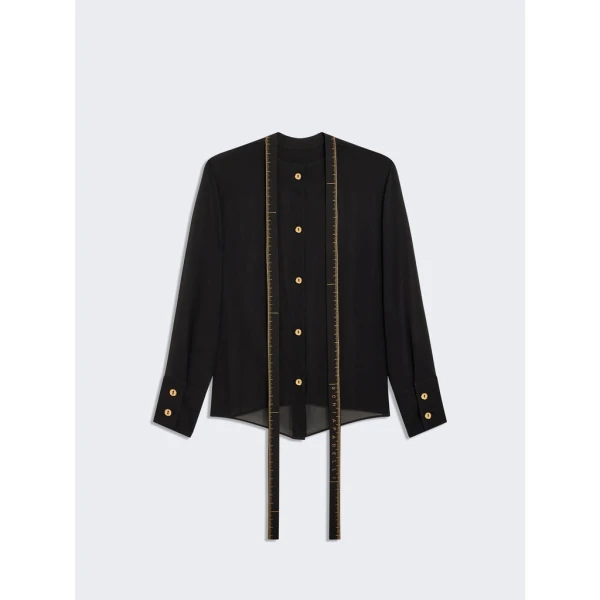 Schiaparelli Iconic Measuring Tape Blouse Tops in Schiaparelli Authentic Luxury Fashion at Luxury Shoes 