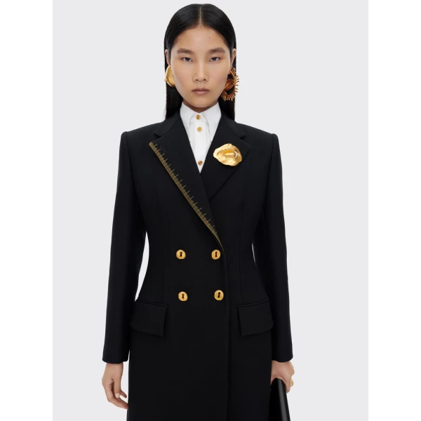 Schiaparelli Iconic Measuring Tape Coat Coats in Schiaparelli Authentic Luxury Fashion at Luxury Shoes 