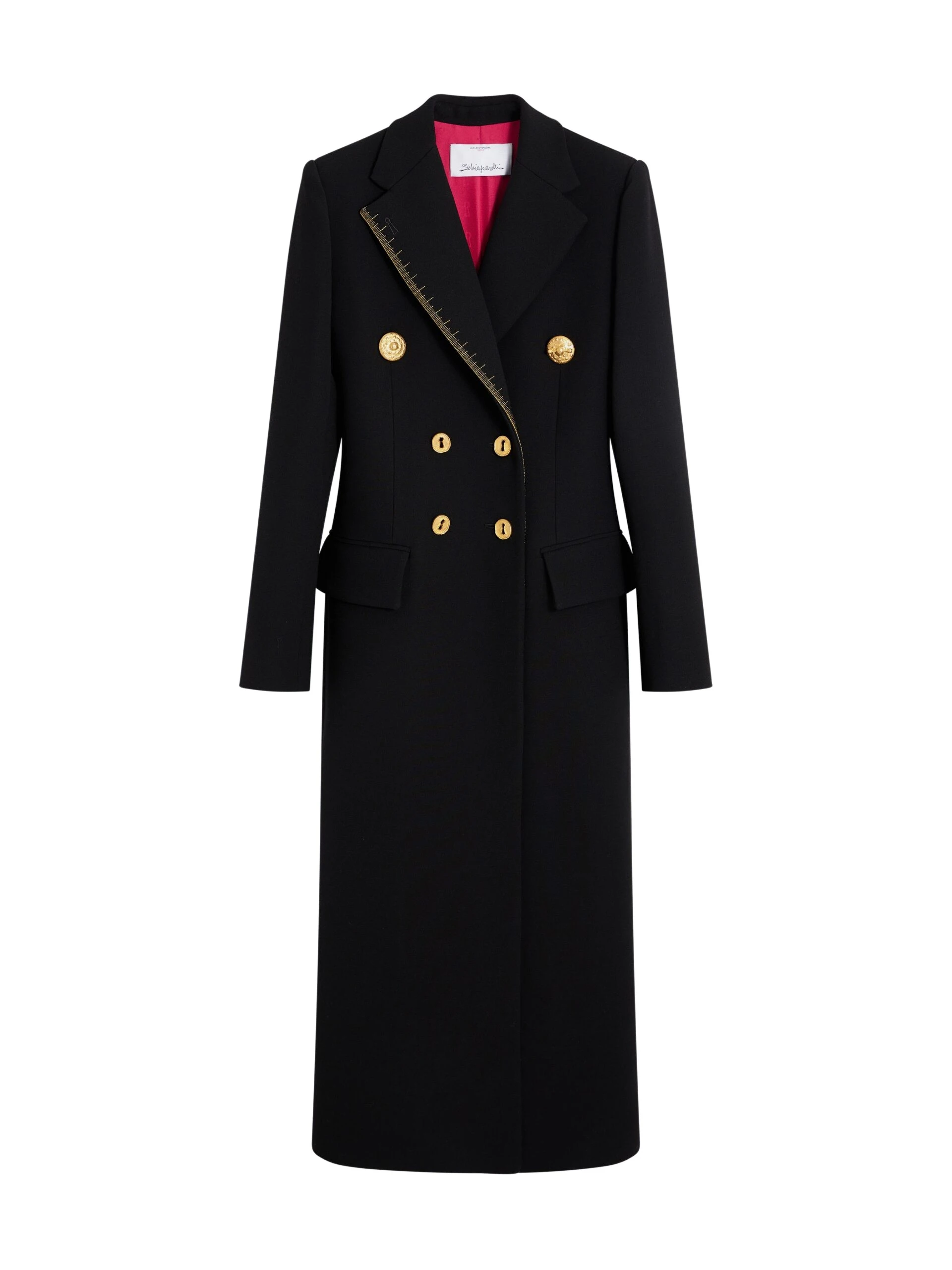 Schiaparelli-Iconic-Measuring-Tape-Coat-scaled11463_nobg Schiaparelli Iconic Measuring Tape Coat Coats in Schiaparelli Authentic Luxury Fashion at Luxury Shoes
