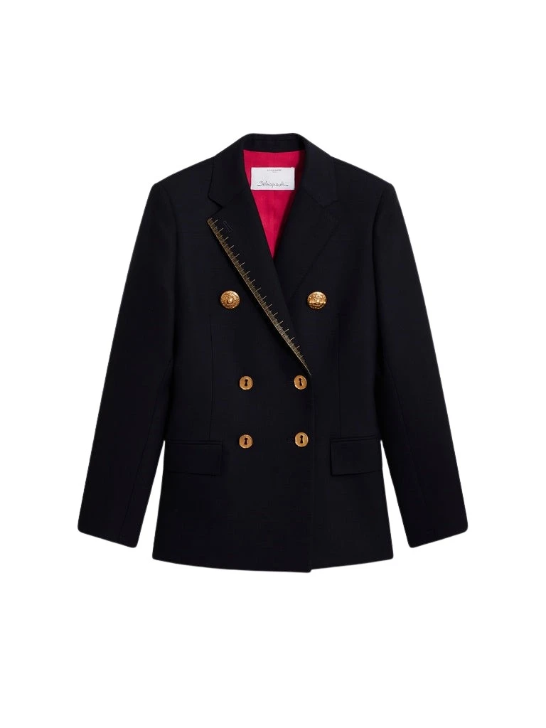 Schiaparelli-Iconic-Measuring-Tape-Jacket99864_nobg Schiaparelli Iconic Measuring Tape Jacket Jackets in Schiaparelli Authentic Luxury Fashion at Luxury Shoes