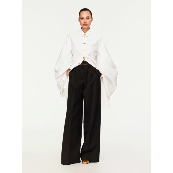 Schiaparelli Iconic Measuring Tape Wideleg Pants Pants in Schiaparelli Authentic Luxury Fashion at Luxury Shoes 