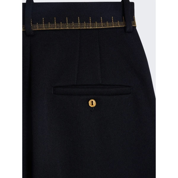 Schiaparelli Iconic Measuring Tape Wideleg Pants Pants in Schiaparelli Authentic Luxury Fashion at Luxury Shoes 