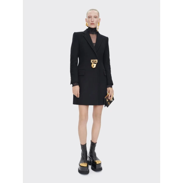 Schiaparelli Iconic Padlock Coat Coats in Schiaparelli Authentic Luxury Fashion at Luxury Shoes 