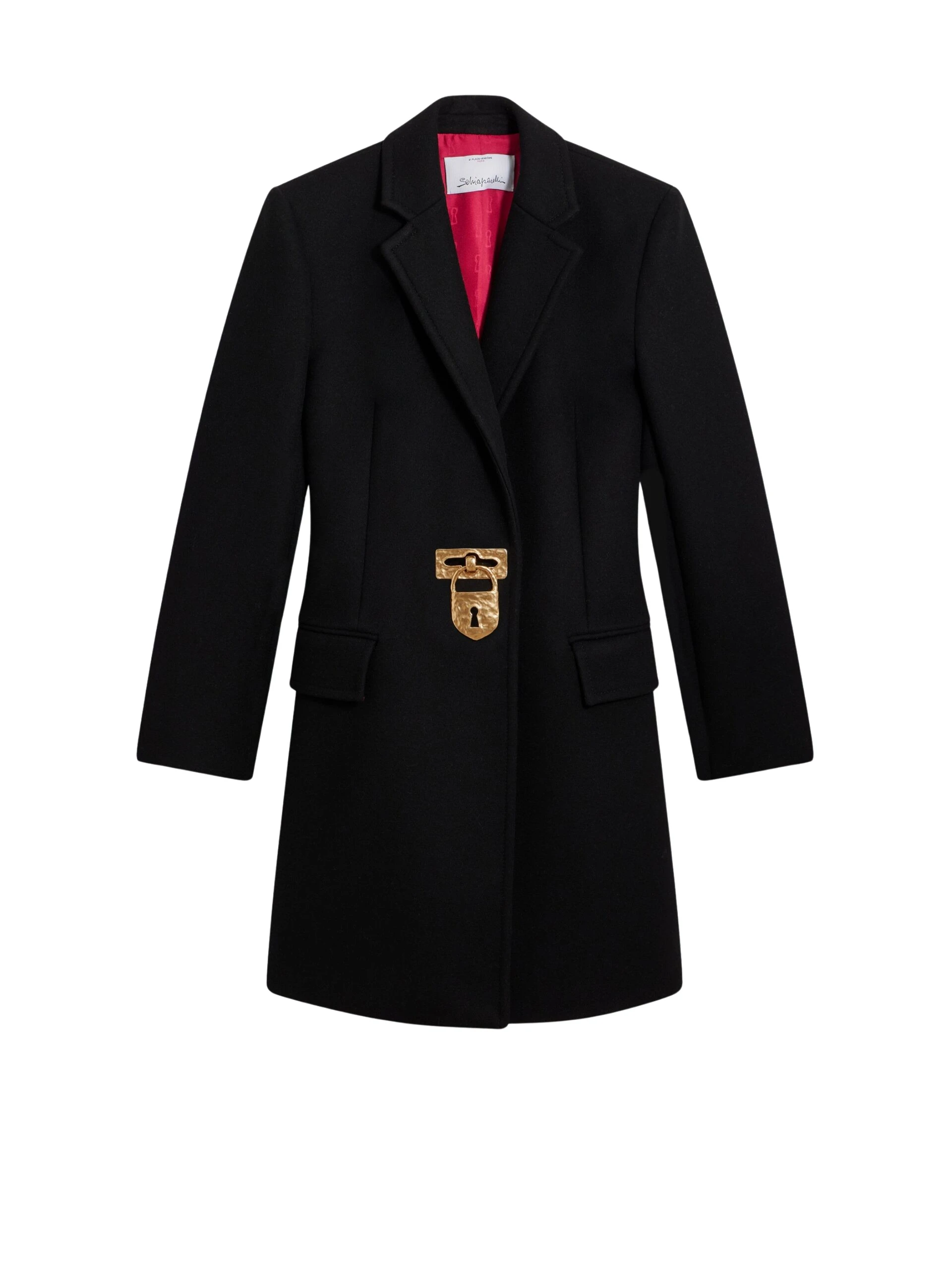 Schiaparelli-Iconic-Padlock-Coat-scaled67094_nobg Schiaparelli Iconic Padlock Coat Coats in Schiaparelli Authentic Luxury Fashion at Luxury Shoes