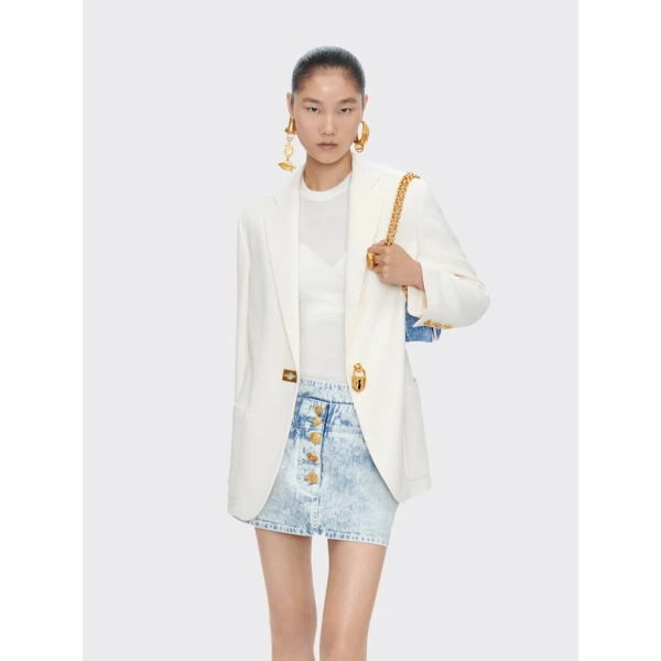 Schiaparelli Iconic Padlock Jacket Jackets in Schiaparelli Authentic Luxury Fashion at Luxury Shoes 