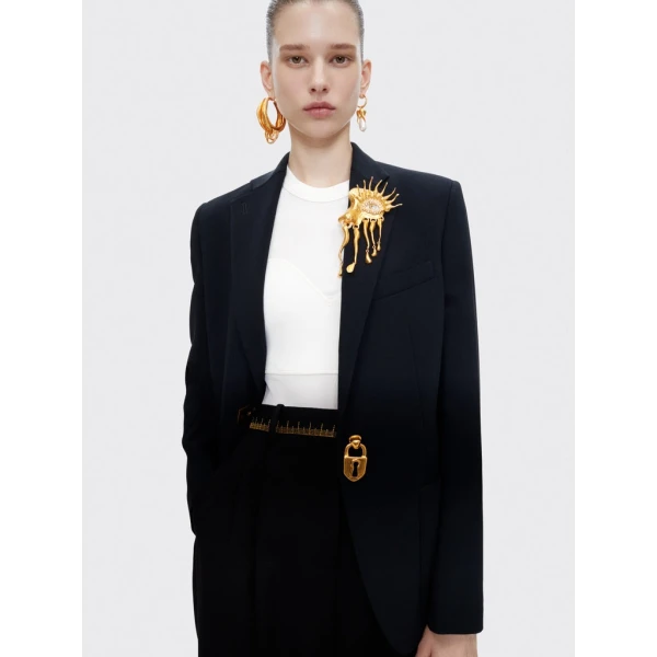 Schiaparelli Iconic Padlock Jacket Jackets in Schiaparelli Authentic Luxury Fashion at Luxury Shoes 