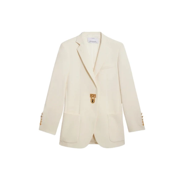 Schiaparelli Iconic Padlock Jacket Jackets in Schiaparelli Authentic Luxury Fashion at Luxury Shoes 