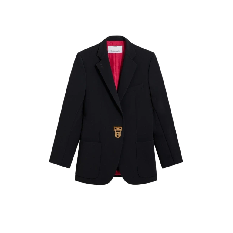Schiaparelli Iconic Padlock Jacket Jackets in Schiaparelli Authentic Luxury Fashion at Luxury Shoes 