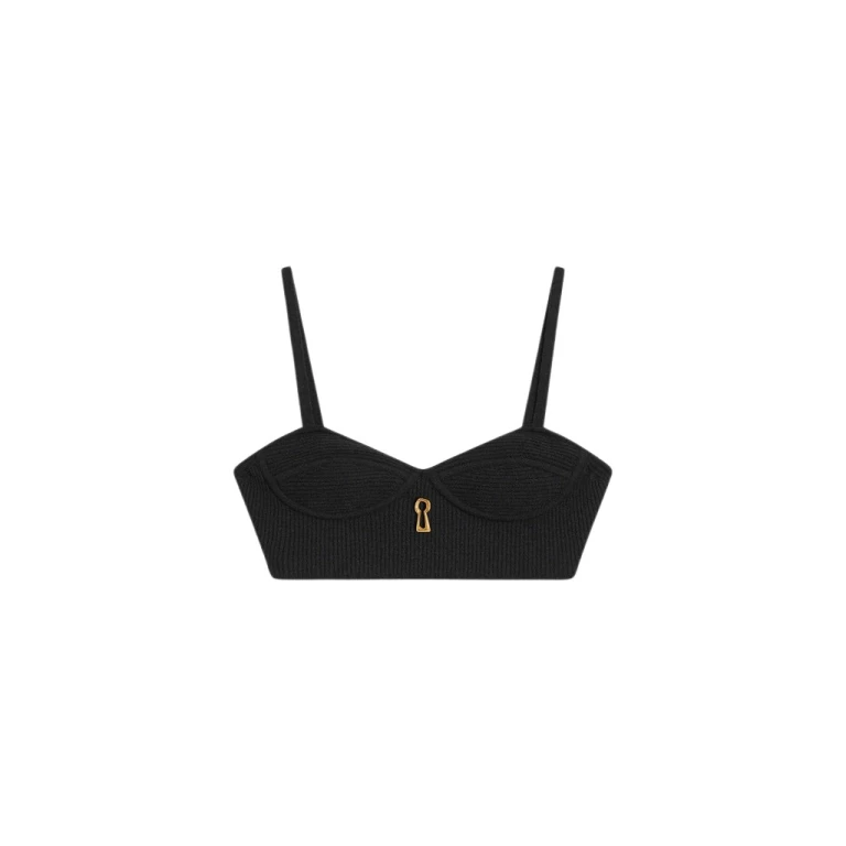 Schiaparelli Keyhole Bralette Tops in Schiaparelli Authentic Luxury Fashion at Luxury Shoes 