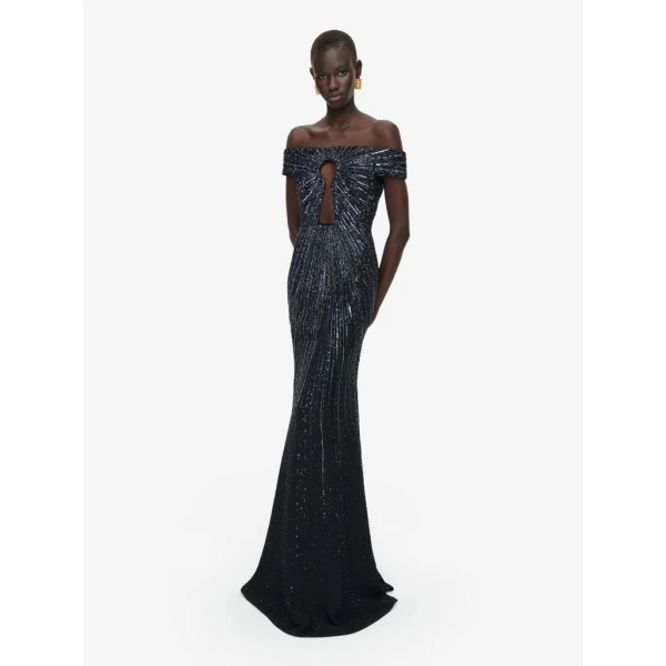Schiaparelli Keyhole Dress Dresses in Schiaparelli Authentic Luxury Fashion at Luxury Shoes 