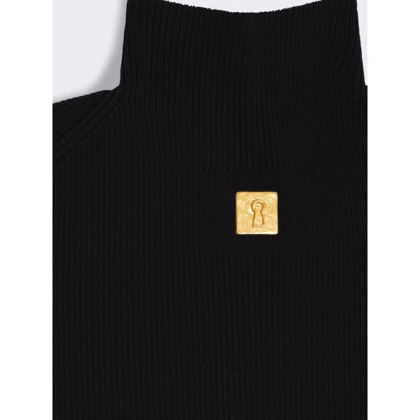Schiaparelli Keyhole Sleeveless Jumper Knitwear in Schiaparelli Authentic Luxury Fashion at Luxury Shoes 