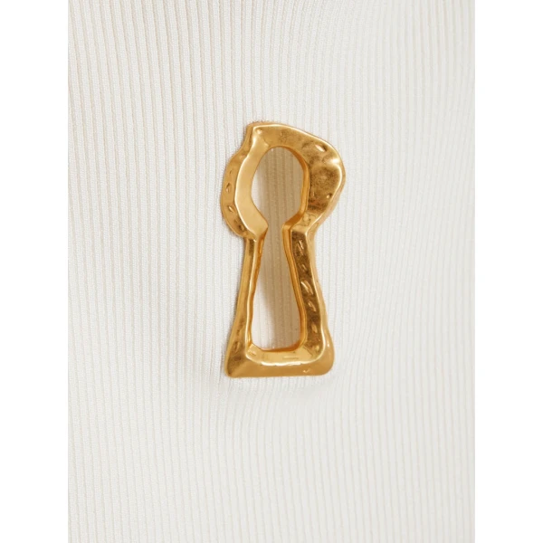 Schiaparelli Keyhole Sleeveless Jumper Knitwear in Schiaparelli Authentic Luxury Fashion at Luxury Shoes 