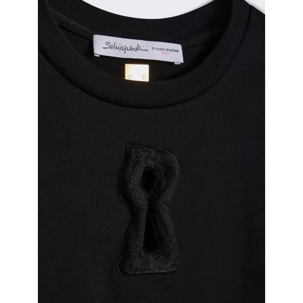 Schiaparelli Keyhole T-Shirt Tops in Schiaparelli Authentic Luxury Fashion at Luxury Shoes 