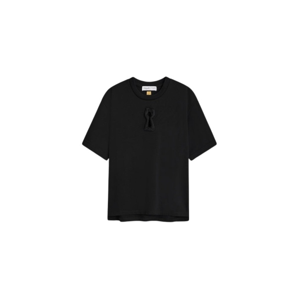 Schiaparelli Keyhole T-Shirt Tops in Schiaparelli Authentic Luxury Fashion at Luxury Shoes 