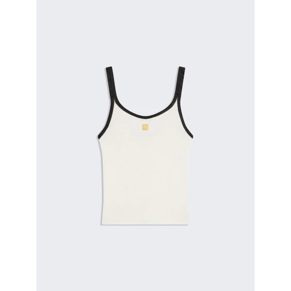 Schiaparelli Keyhole Tank Top Tops in Schiaparelli Authentic Luxury Fashion at Luxury Shoes 