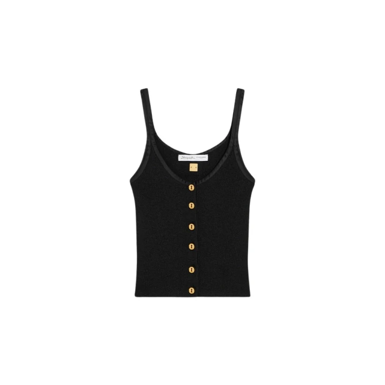 Schiaparelli Keyhole Tank Top Tops in Schiaparelli Authentic Luxury Fashion at Luxury Shoes 