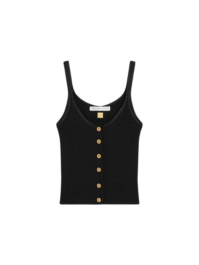 Schiaparelli Keyhole Tank Top Tops in Schiaparelli Authentic Luxury Fashion at Luxury Shoes 
