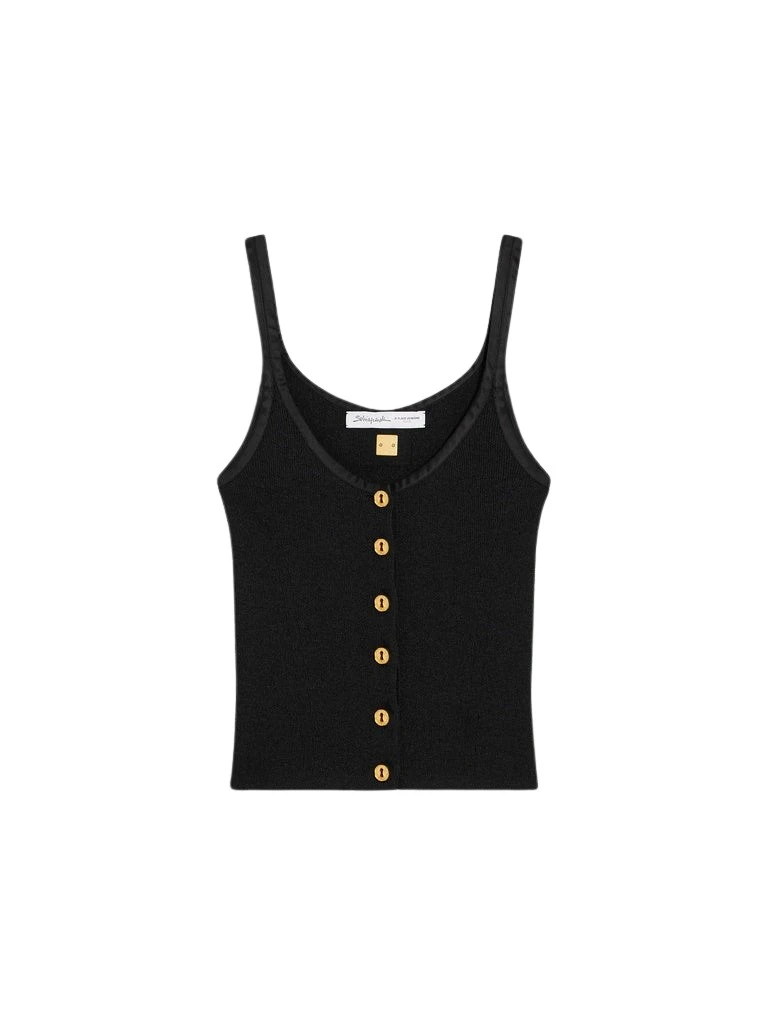 Schiaparelli-Keyhole-Tank-Top-328236_nobg Schiaparelli Keyhole Tank Top Tops in Schiaparelli Authentic Luxury Fashion at Luxury Shoes