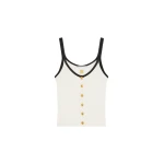 Schiaparelli Keyhole Tank Top Tops in Schiaparelli Authentic Luxury Fashion at Luxury Shoes 