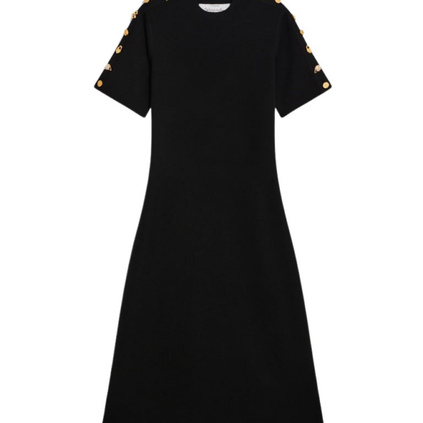 Schiaparelli Knitted Bijoux Buttons Dress
