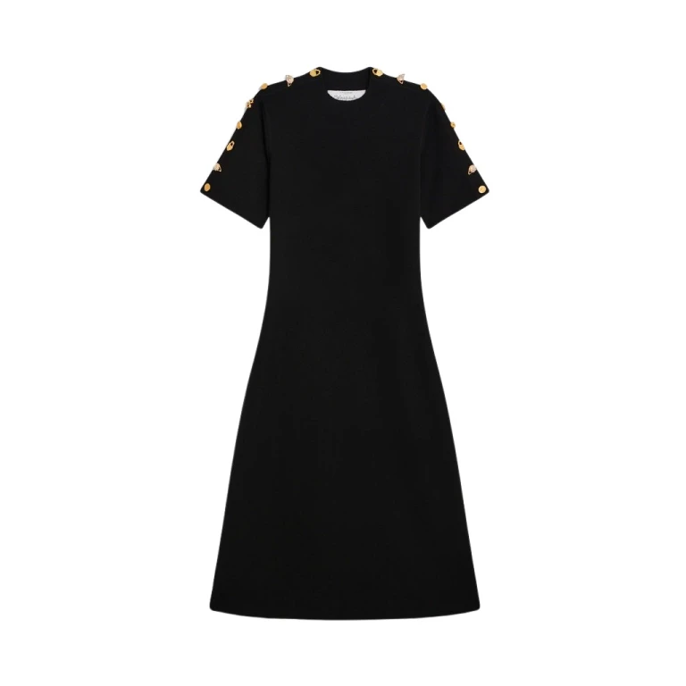 Schiaparelli Knitted Bijoux Buttons Dress Dresses in Schiaparelli Authentic Luxury Fashion at Luxury Shoes 