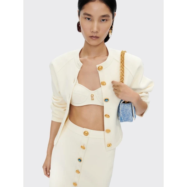 Schiaparelli Knitted Bra Tops in Schiaparelli Authentic Luxury Fashion at Luxury Shoes 