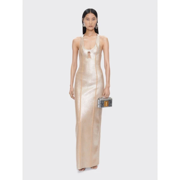 Schiaparelli Knitted Keyhole Dress Dresses in Schiaparelli Authentic Luxury Fashion at Luxury Shoes 