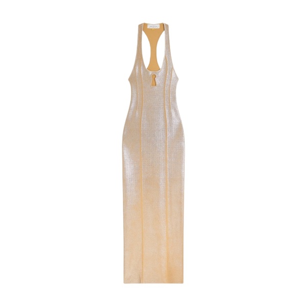 Schiaparelli Knitted Keyhole Dress Dresses in Schiaparelli Authentic Luxury Fashion at Luxury Shoes 