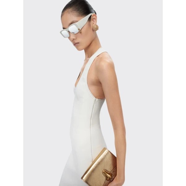Schiaparelli Knitted Keyhole Dress Dresses in Schiaparelli Authentic Luxury Fashion at Luxury Shoes 