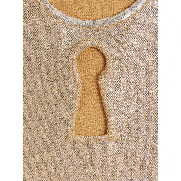 Schiaparelli Knitted Keyhole Dress Dresses in Schiaparelli Authentic Luxury Fashion at Luxury Shoes 