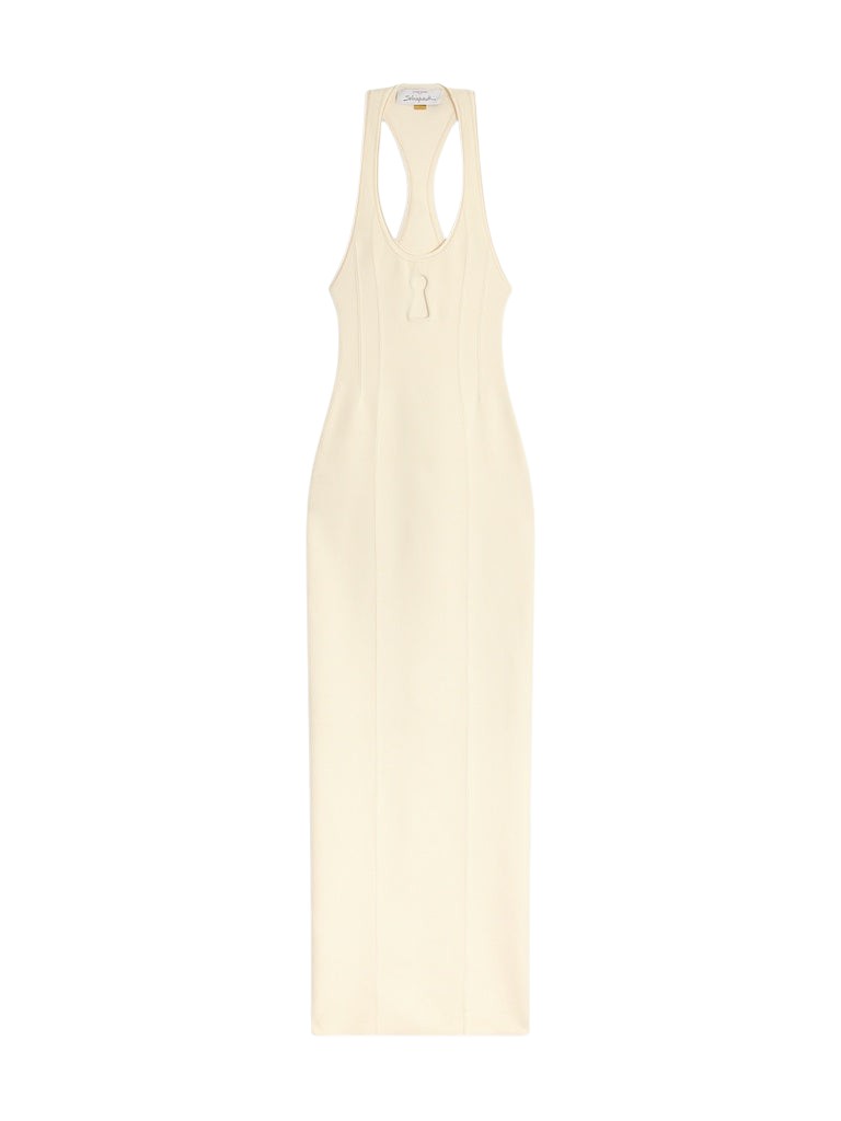 Schiaparelli Knitted Keyhole Dress Dresses in Schiaparelli Authentic Luxury Fashion at Luxury Shoes 