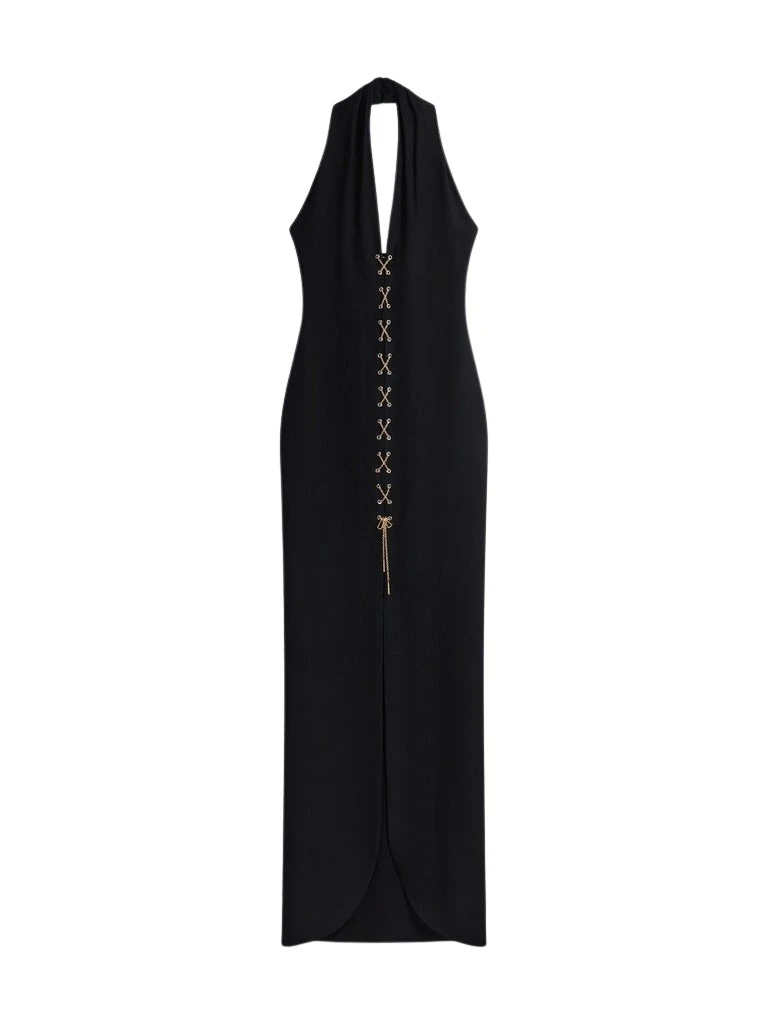 Schiaparelli-Laced-Dress-381931_nobg Schiaparelli Laced Dress Dresses in Schiaparelli Authentic Luxury Fashion at Luxury Shoes