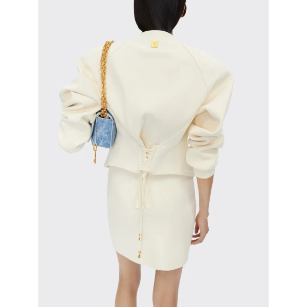 Schiaparelli Laced-Up Cardigan Knitwear in Schiaparelli Authentic Luxury Fashion at Luxury Shoes 