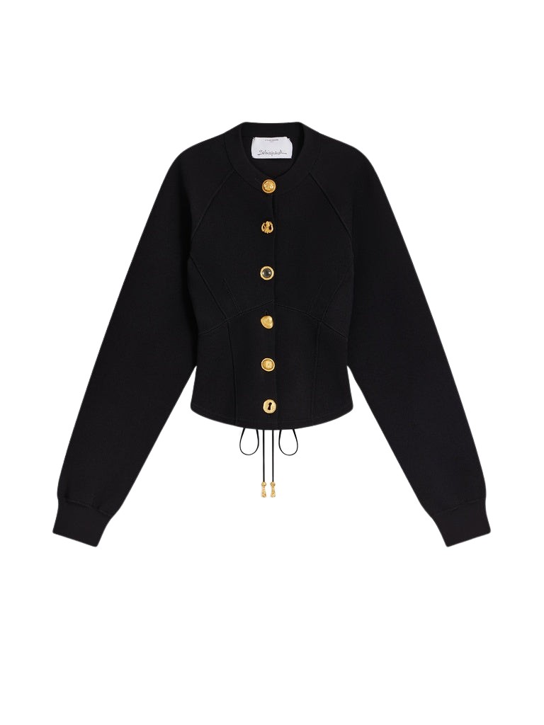 Schiaparelli Laced-Up Cardigan Knitwear in Schiaparelli Authentic Luxury Fashion at Luxury Shoes 