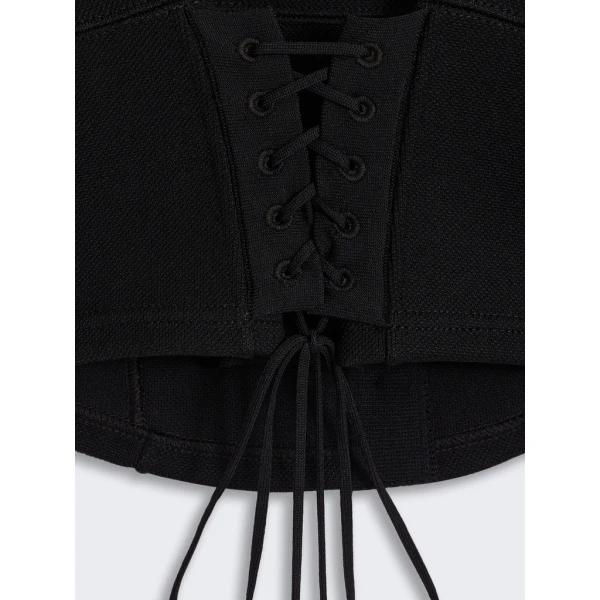 Schiaparelli Laced-Up Cardigan Knitwear in Schiaparelli Authentic Luxury Fashion at Luxury Shoes 