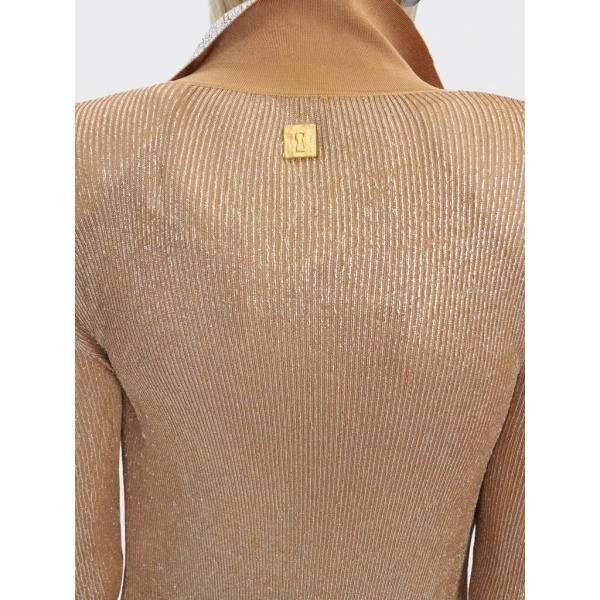 Schiaparelli Laminated Shirt Cardigan Knitwear in Schiaparelli Authentic Luxury Fashion at Luxury Shoes 