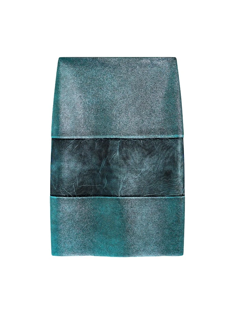 Schiaparelli-Laminated-Skirt82670_nobg Schiaparelli Laminated Skirt Skirts in Schiaparelli Authentic Luxury Fashion at Luxury Shoes