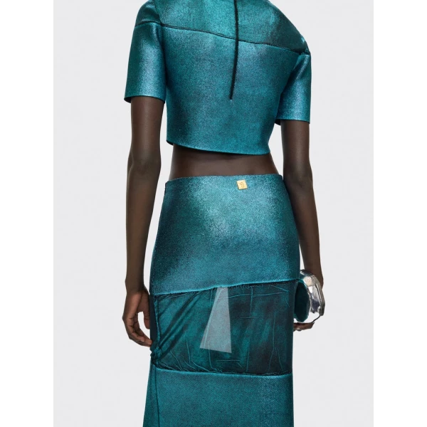 Schiaparelli Laminated Top Tops in Schiaparelli Authentic Luxury Fashion at Luxury Shoes 