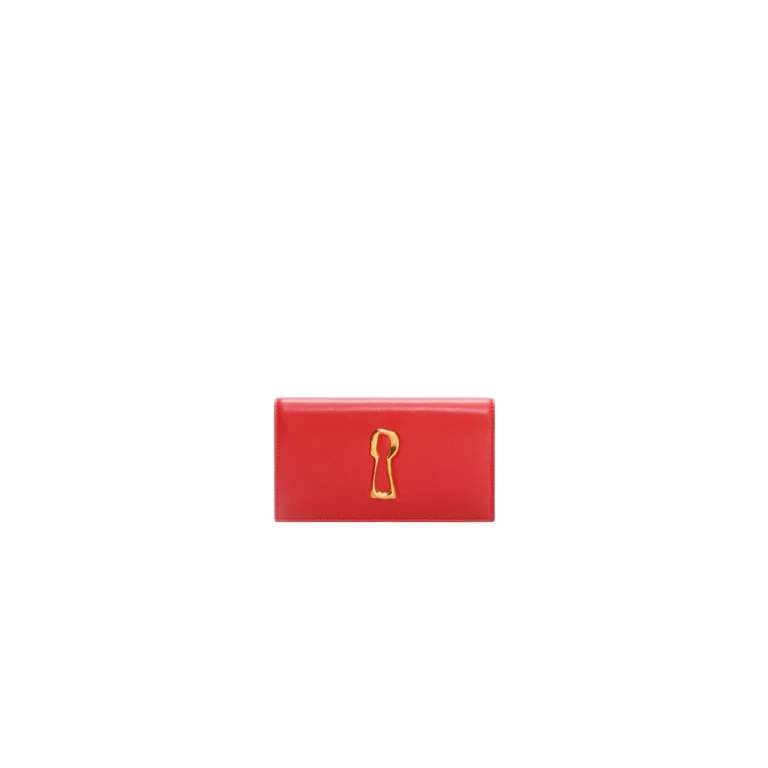 Schiaparelli Leather Keyhole Clutch