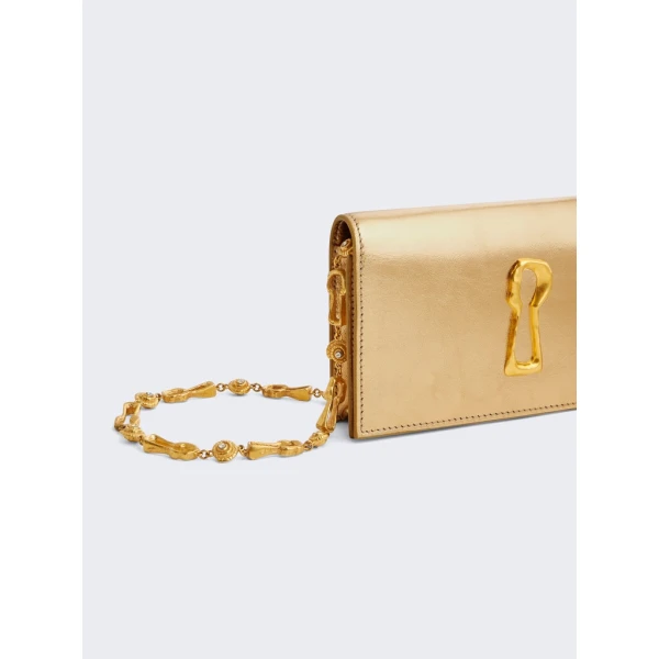 Leather Keyhole Clutch - Image 4