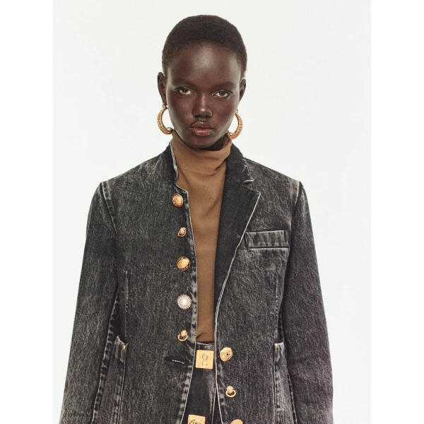 Schiaparelli Little Asymmetrical Jacket Jackets in Schiaparelli Authentic Luxury Fashion at Luxury Shoes 
