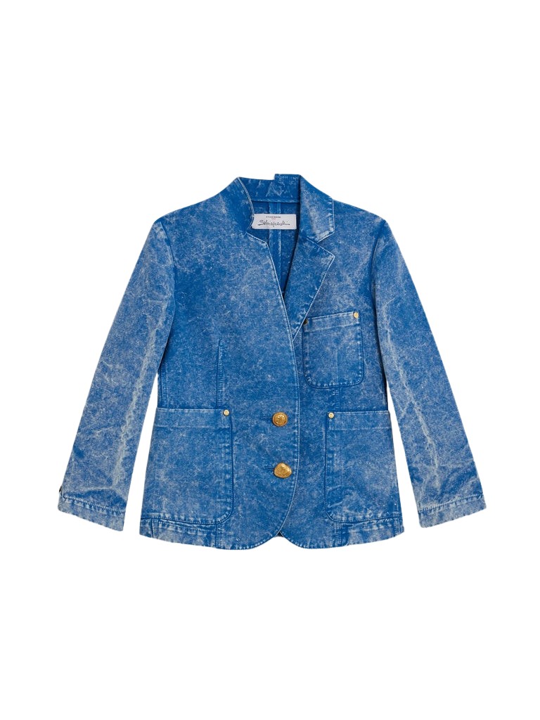 Schiaparelli Little Asymmetrical Jacket Jackets in Schiaparelli Authentic Luxury Fashion at Luxury Shoes 