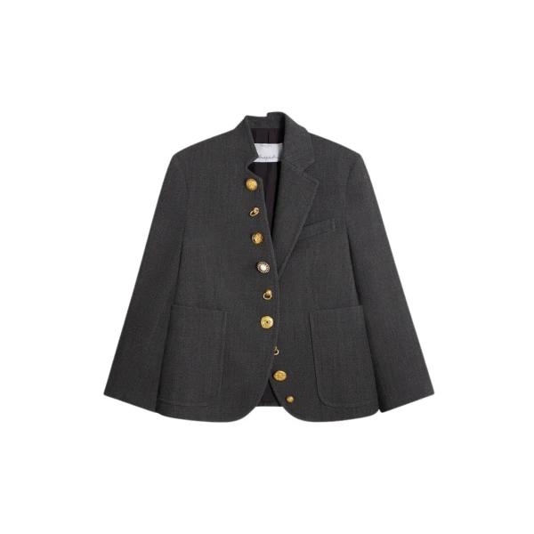 Schiaparelli Little Asymmetrical Jacket Jackets in Schiaparelli Authentic Luxury Fashion at Luxury Shoes 