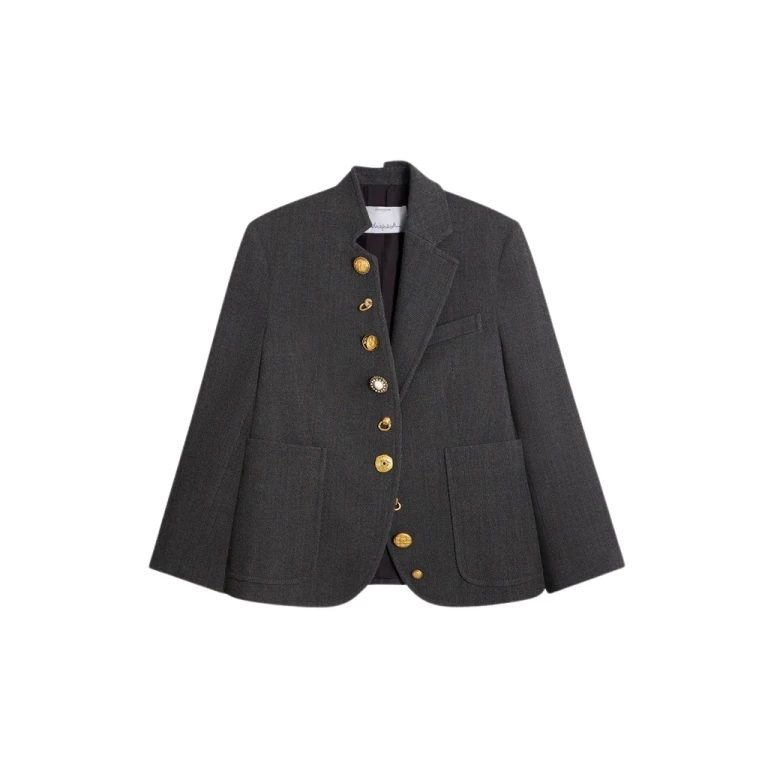 Schiaparelli Little Asymmetrical Jacket Jackets in Schiaparelli Authentic Luxury Fashion at Luxury Shoes 