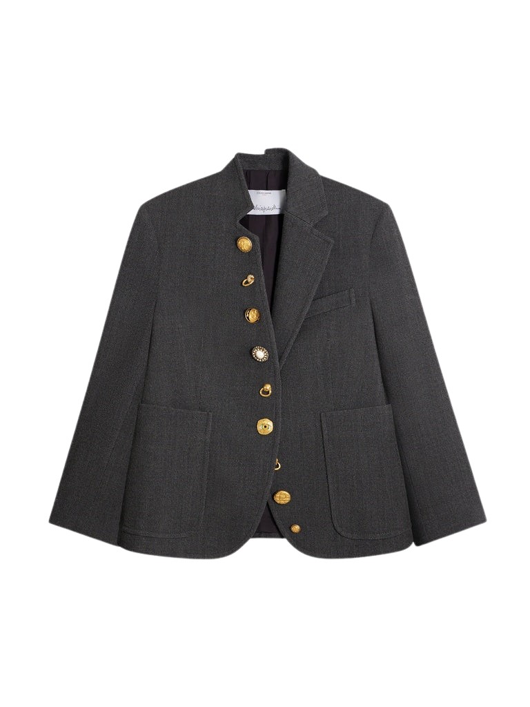 Schiaparelli Little Asymmetrical Jacket Jackets in Schiaparelli Authentic Luxury Fashion at Luxury Shoes 